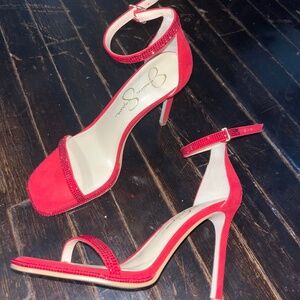 Red Jessica Simpson Heels
